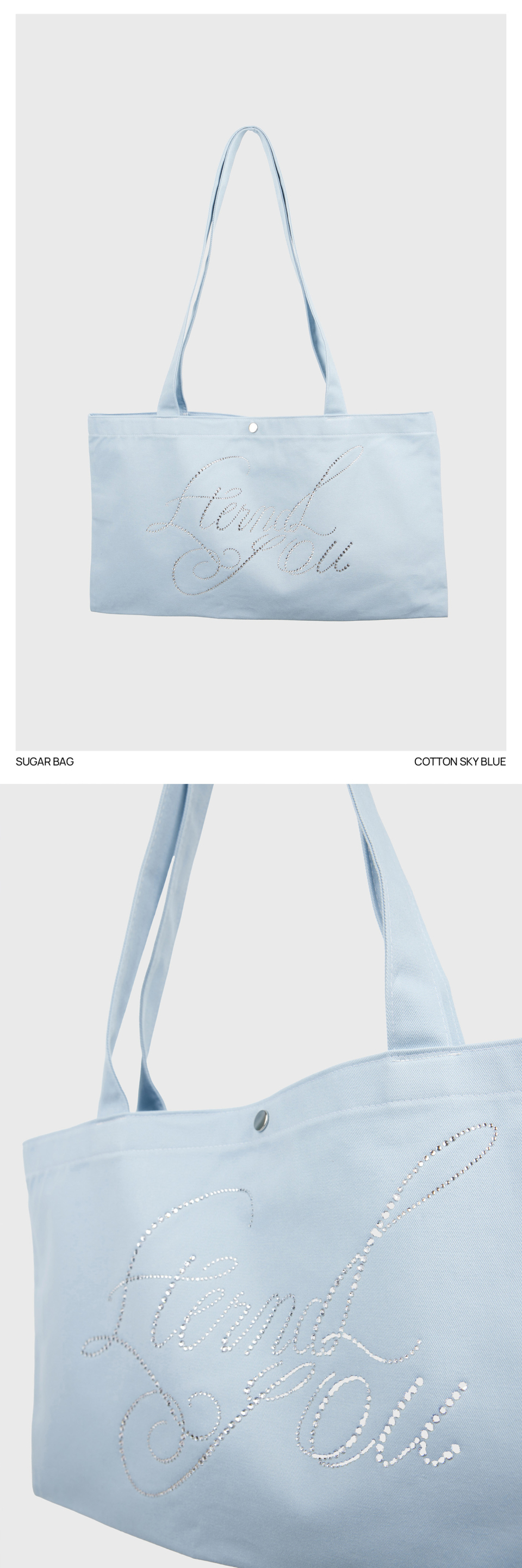 SUGAR ECO BAG - 19 COLORS SILVER