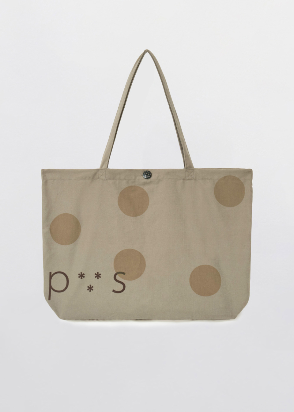PVS DOT BUTTON BAG - 3 COLORS KHAKI