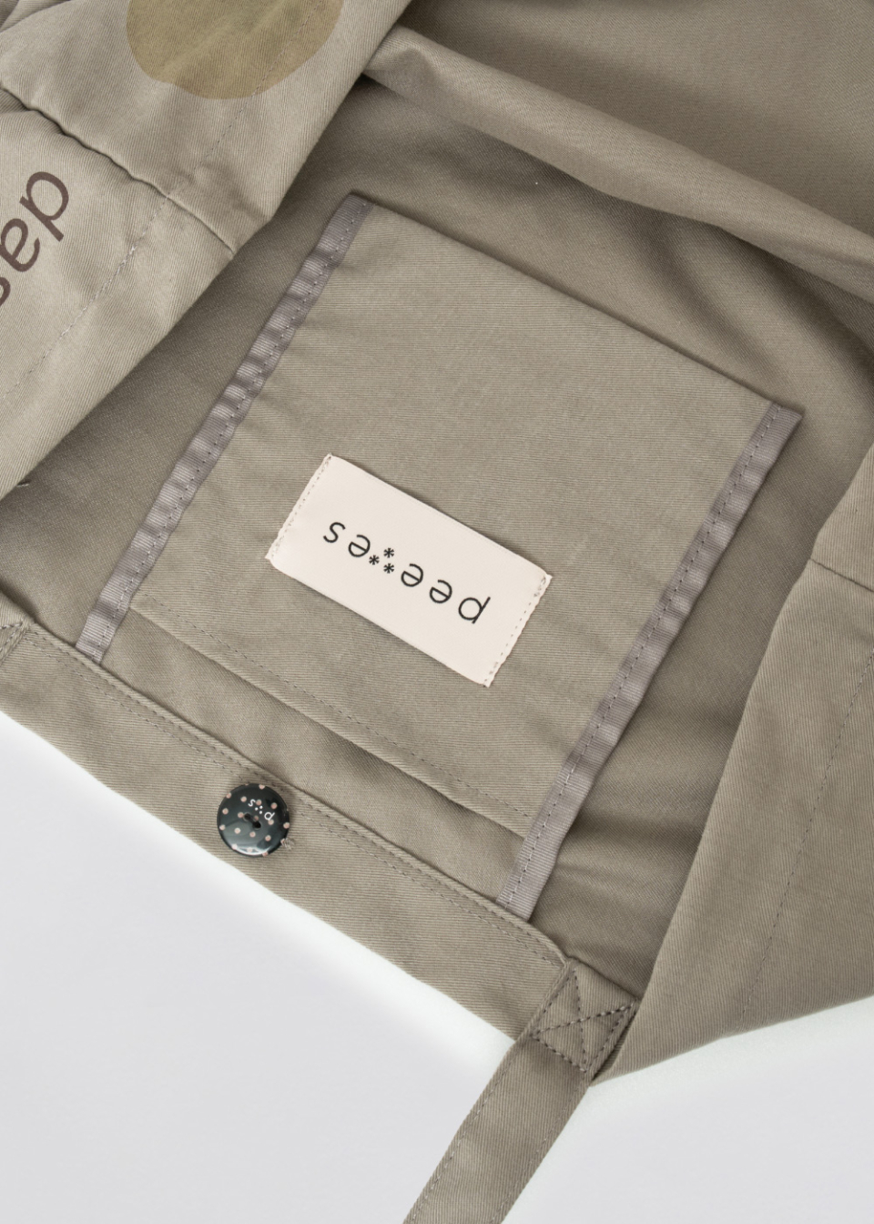 PVS DOT BUTTON BAG - 3 COLORS KHAKI