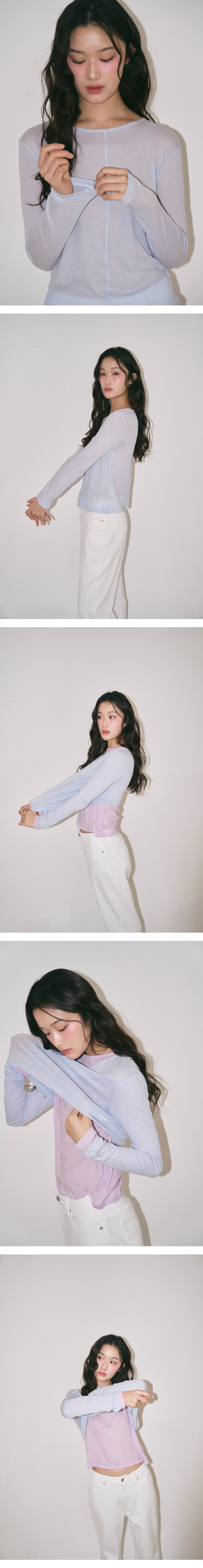 [6COLOR] T-SHIRT - 6 COLORS WHITE
