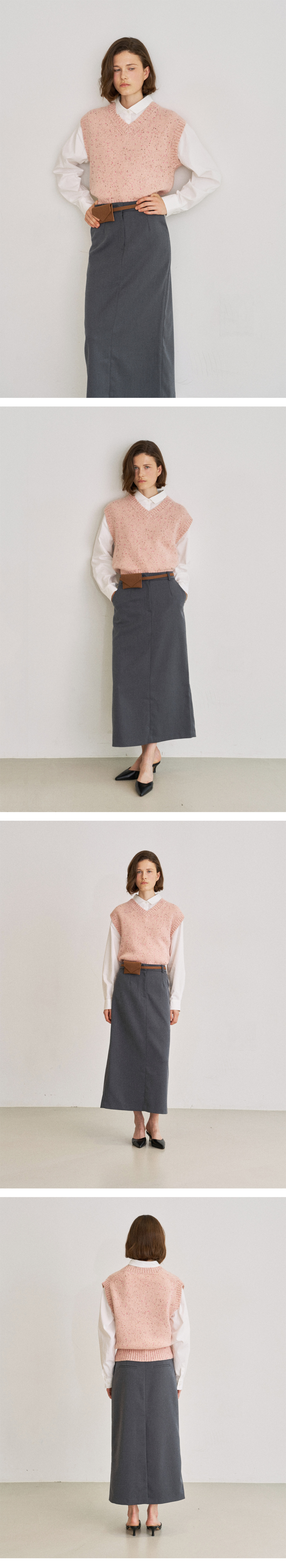 [3COLOR] V KNIT - 3 COLORS IVORY