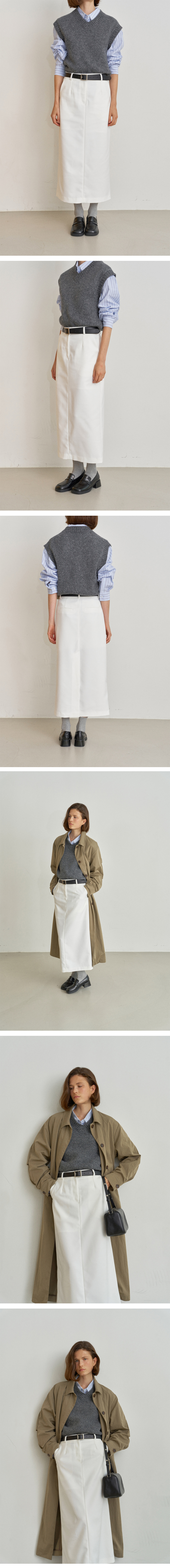 [3COLOR] V KNIT - 3 COLORS IVORY