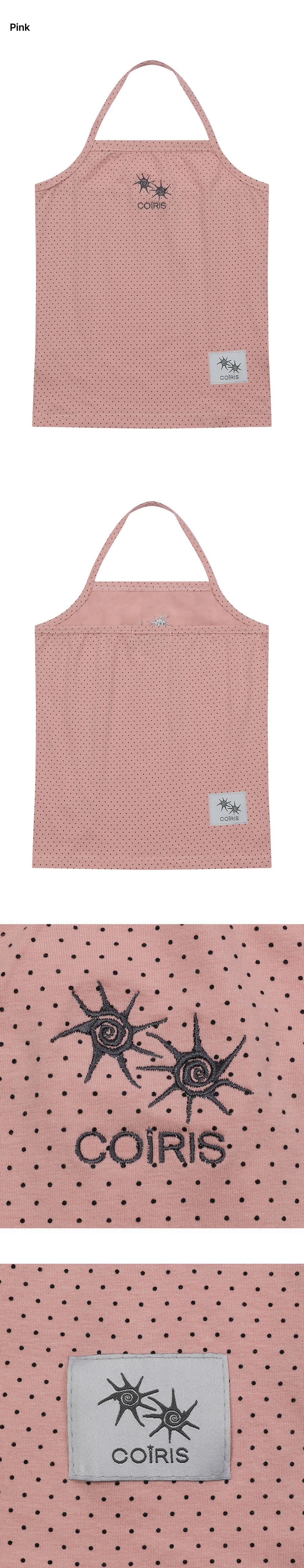 DOT SLEEVELESS SLEEVELESS - 4 COLORS CHARCOAL