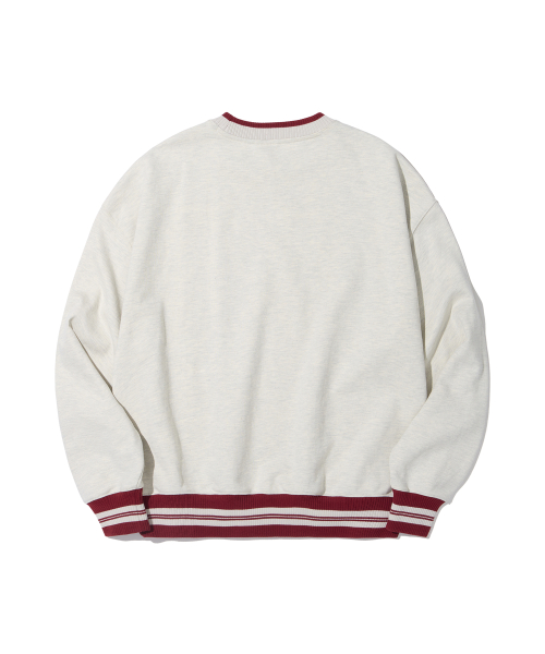 Two-Tone Sweat Shirts Oatmeal thumbnail 3
