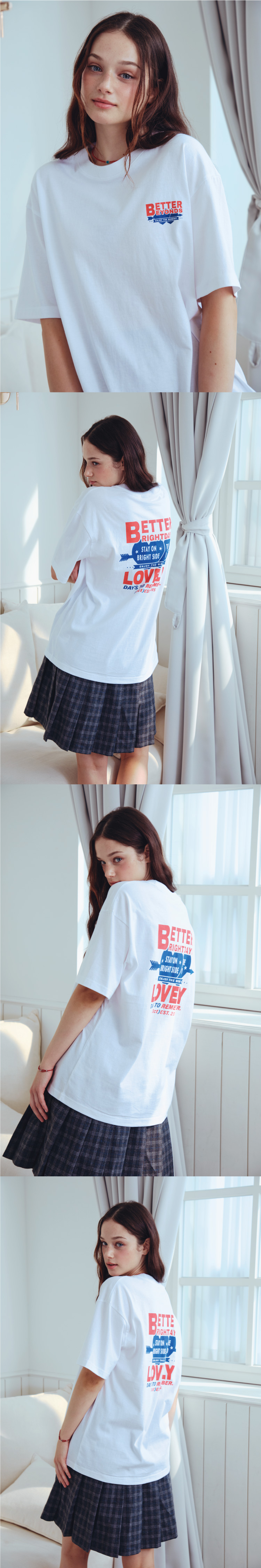 DAY SHORT SLEEVE TEE - 3 COLORS WHITE