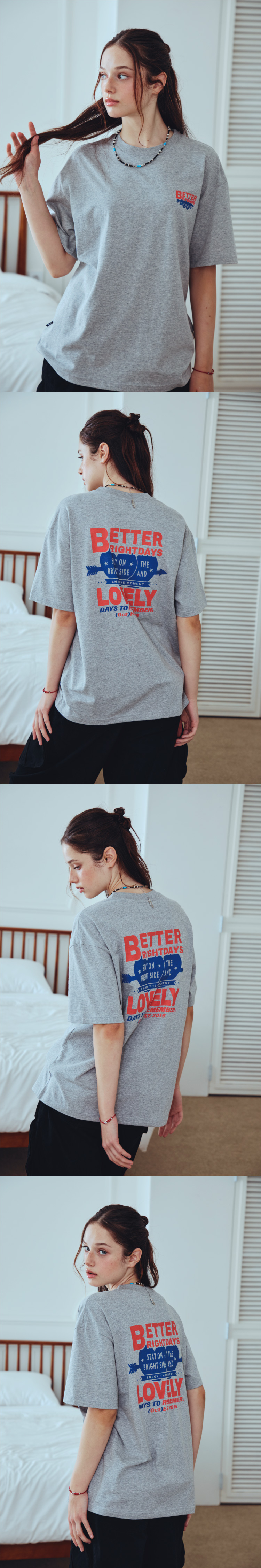 DAY SHORT SLEEVE TEE - 3 COLORS GREY