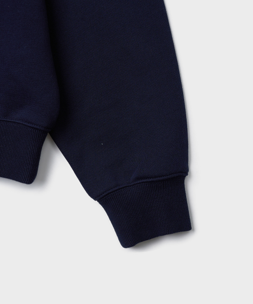 50s Half Zip-Up Sweatshirt_Navy thumbnail 5