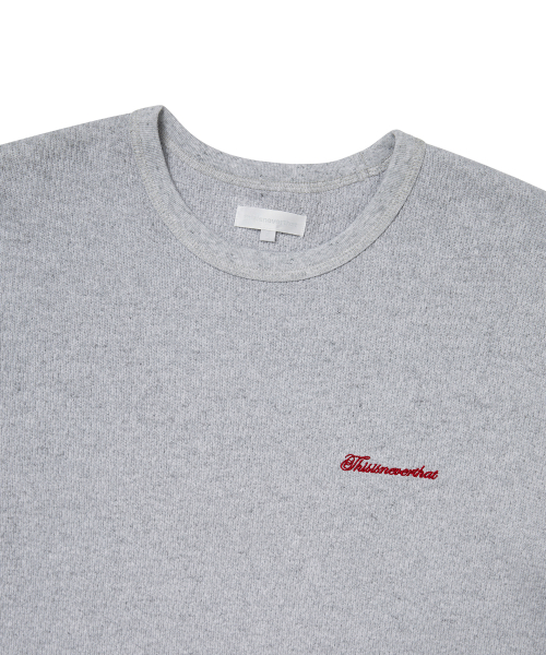 Waffle Tee Heather Grey thumbnail 2