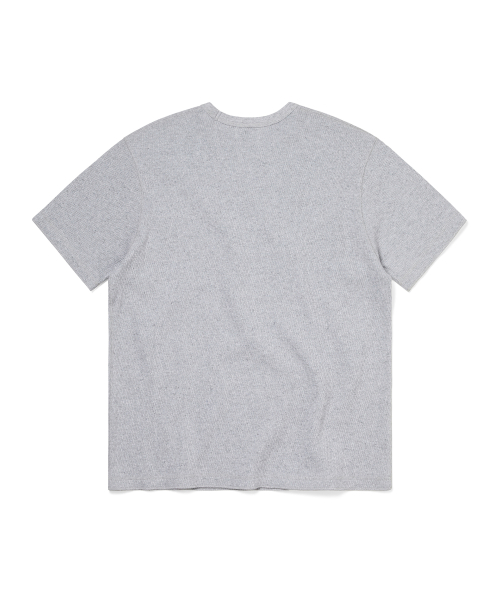 Waffle Tee Heather Grey thumbnail 3