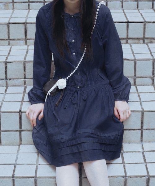 Pintuck Dress - 2 Colors thumbnail 4