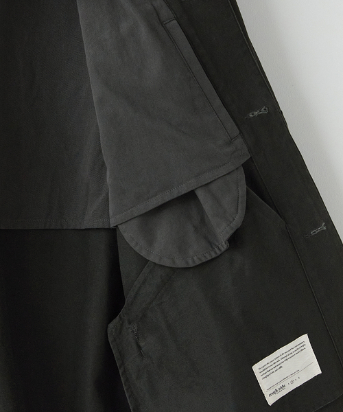 Officer Coat in Charcoal thumbnail 5