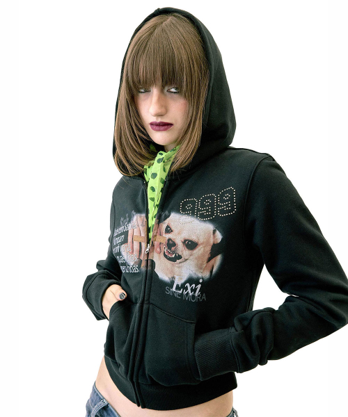 Dalmatian Scarf Neon Green