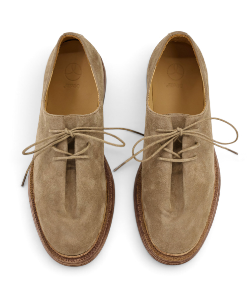 3-Hole Shirring GRS Leather Derby Sand thumbnail 2