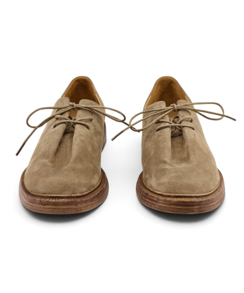3-Hole Shirring GRS Leather Derby Sand thumbnail 3