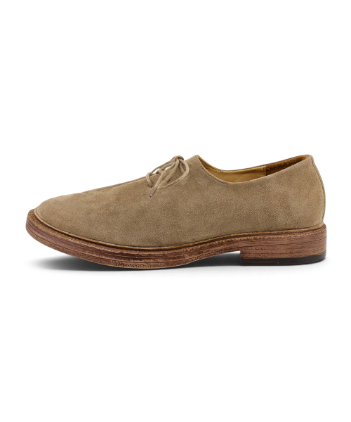 3-Hole Shirring GRS Leather Derby Sand thumbnail 4