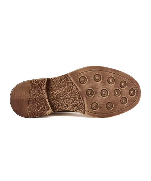 3-Hole Shirring GRS Leather Derby Sand thumbnail 6