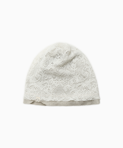 REVERSIBLE LAYERED KNIT BEANIE, CREAM thumbnail 2