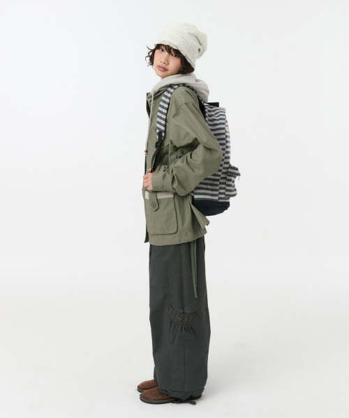 REVERSIBLE LAYERED KNIT BEANIE, CREAM thumbnail 7