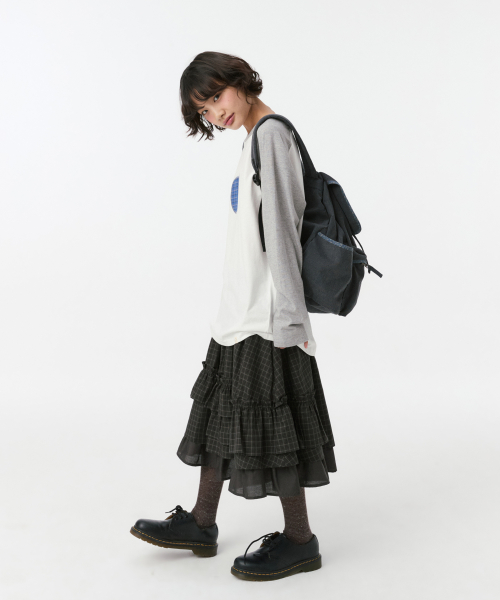 Contrast Backpack, Charcoal Floral thumbnail 9