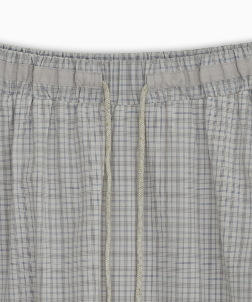 CHECK FRILL MIDI SKIRT, LIGHT BEIGE thumbnail 4