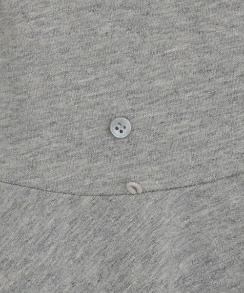 TWO WAY ASYMMETRIC JERSEY SKIRT, GRAY thumbnail 5