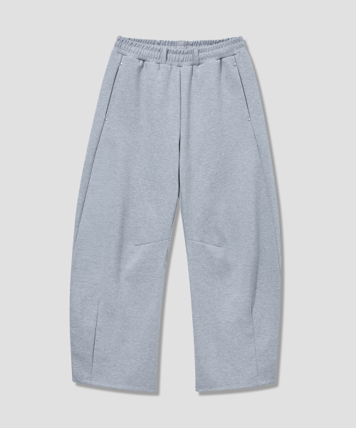 Belt Loop Rivet Sweatpants [Gray] thumbnail 4