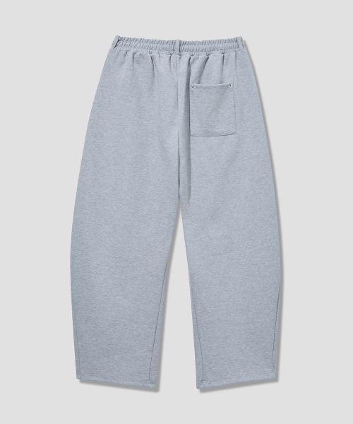 Belt Loop Rivet Sweatpants [Gray] thumbnail 5
