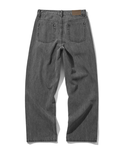 Washed Easy Straight Fit Denim Pants-5Color thumbnail 8