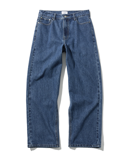 Washed Easy Straight Fit Denim Pants-5Color thumbnail 9
