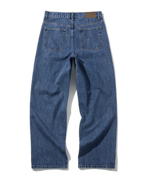 Washed Easy Straight Fit Denim Pants-5Color thumbnail 10