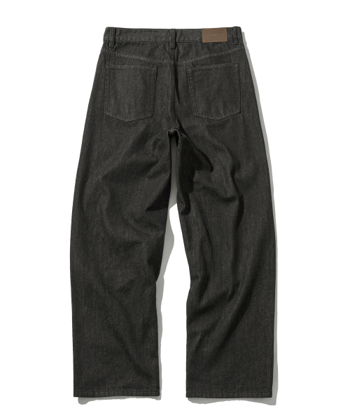 Washed Easy Straight Fit Denim Pants-5Color thumbnail 6