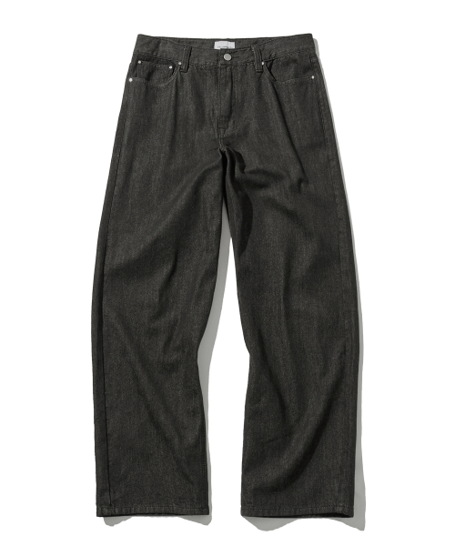 Washed Easy Straight Fit Denim Pants-5Color thumbnail 5
