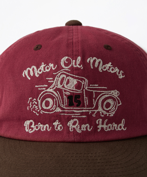 MOT SERIES Cotton Cap (Overdrive) - Red/Brown thumbnail 3
