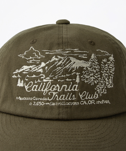Vintage Cotton Trucker Cap (Trails Club) - Brown thumbnail 3