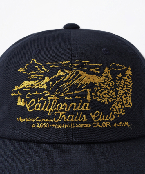 Vintage Cotton Trucker Cap (Trails Club) - Navy thumbnail 3