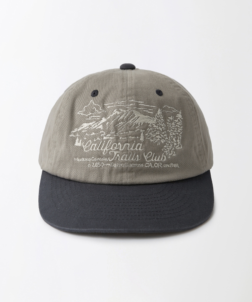 Vintage Cotton Trucker Cap (Trails Club)_Gray/D.Gray thumbnail 2