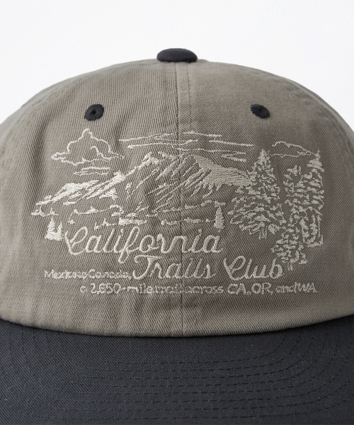 Vintage Cotton Trucker Cap (Trails Club)_Gray/D.Gray thumbnail 3