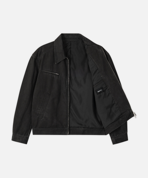 BRANDO Washed Cotton Swing Top Jacket [CHARCOAL] thumbnail 4