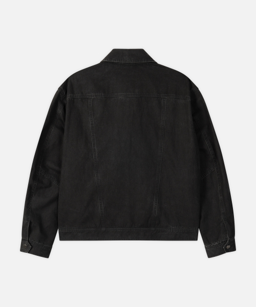 BRANDO Washed Cotton Swing Top Jacket [CHARCOAL] thumbnail 5