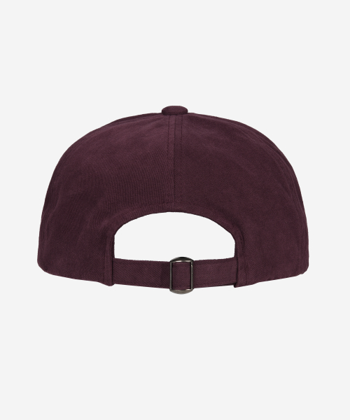 DEV:12 ND Applique Graphic Flat Brim Ball Cap_Aubergine thumbnail 5