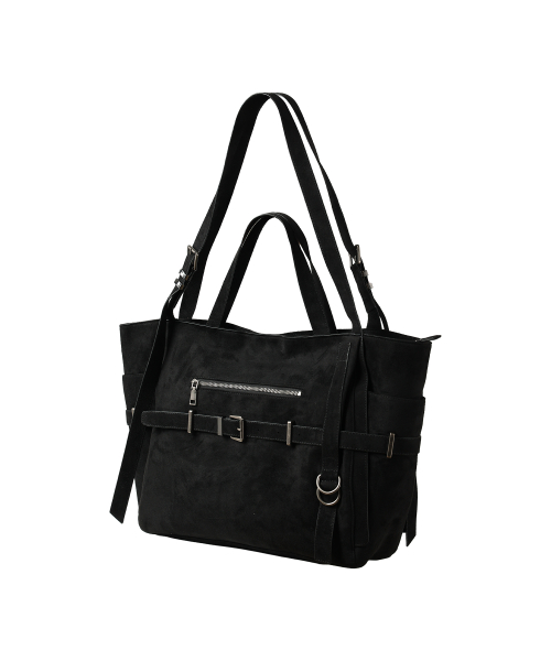 Harness Belted Tote Bag_[BLACK] thumbnail 4