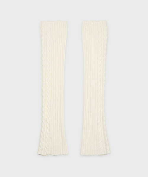 Cable Knit Warmer (Ivory) thumbnail 4