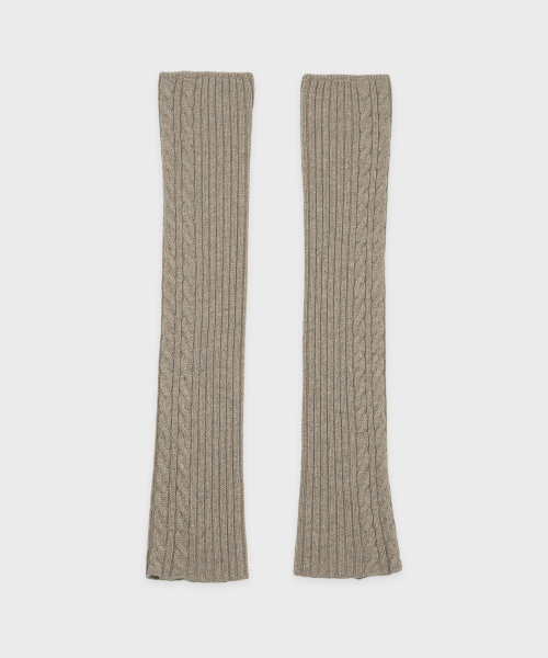 Cable Knit Warmer (Oatmeal) thumbnail 4