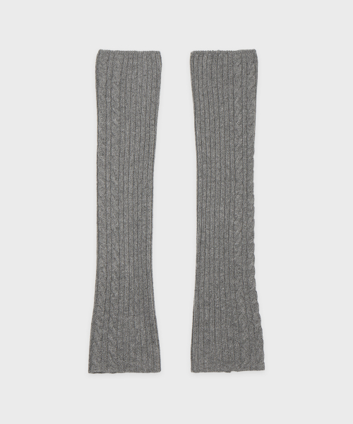 Cable Knit Warmer (Melange Grey) thumbnail 4