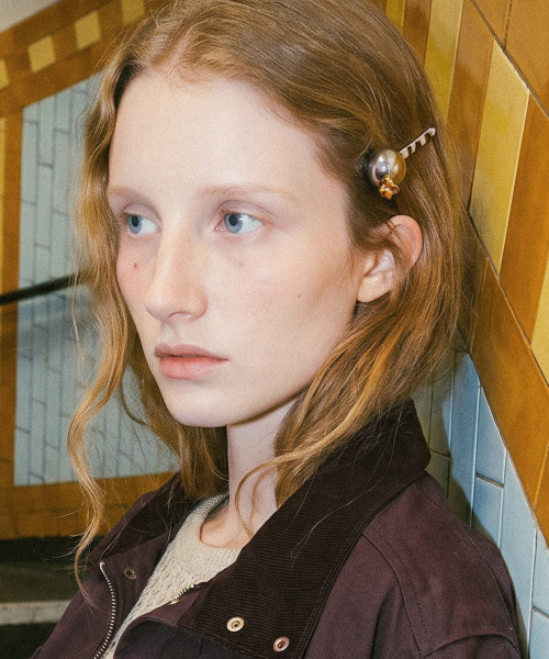 Soft Dome Hairpin (Silver Gold) thumbnail 2