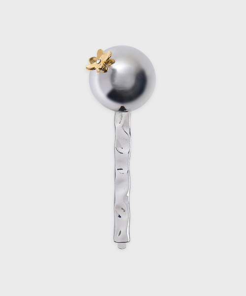 Soft Dome Hairpin (Silver Gold) thumbnail 4