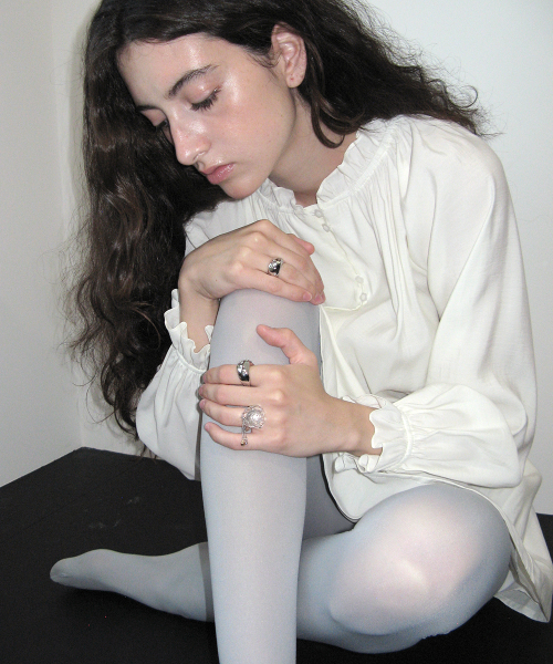 Rose Drop Ring (Silver) thumbnail 3