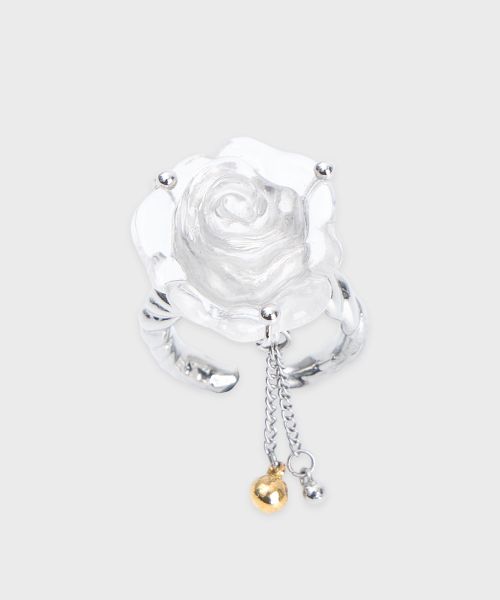 Rose Drop Ring (Silver) thumbnail 4