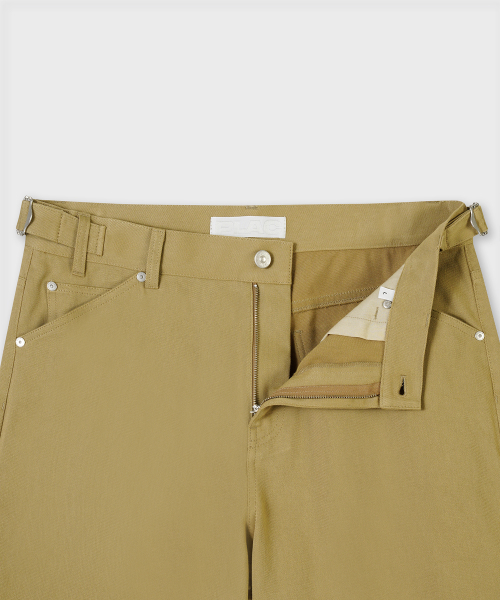 Cotton Bermuda Shorts Beige thumbnail 3