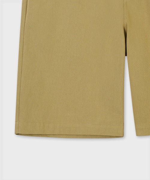 Cotton Bermuda Shorts Beige thumbnail 4